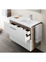 Roca Unik Prisma 2 fiókos alsószekrény jobbos mosdóval 1100