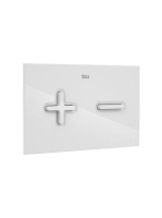 Roca PL6 Dual nyomólap, 2 mennyiségű öblítés, fehér A8901850