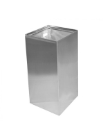 Bemeta Hotel szemetes kosár 45l, matt inox 101915125 - Fürdő