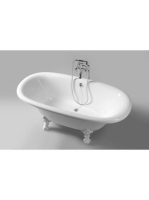 Polysan Regata szabadonálló kád, 175x85 cm, fehér lábak 1022