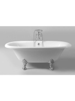 Polysan Regata szabadonálló kád, 175x85 cm, matt króm lábak