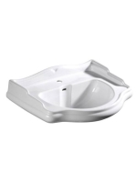 Sapho Kerasan Retro fali mosdó 56x46,5 cm, fehér 104501 - Fü