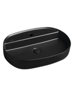 Sapho Isvea Infinity pultra szerelhető kerámia mosdó 60x40 e