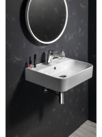 Sapho ISVEA Sistema kerámia mosdó 55x38 cm, fehér 10PL53055