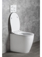 Sapho Isvea Sentimenti álló WC csésze 36x52 cm, Rimless, feh