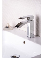 Sapho Ginko egykaros mosdócsaptelep leeresztő nélkül, króm 1