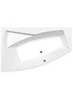 Polysan Evia aszimmetrikus akril kád, 160x100 cm, balos 1161