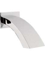 Sapho Ginko fali kifolyócső 14 cm króm 1205-03 - Fürdőszoba