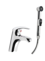 Sapho mosdó Csaptelep bidé zuhannyal, króm 1209-05 - Fürdősz