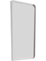 Nofer piszoár térelválasztó 68x35 cm, matt inox 13007.S - Fü