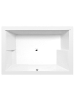 Polysan Dupla akril kád 180x120 cm, fehér 13611 - Fürdőszoba