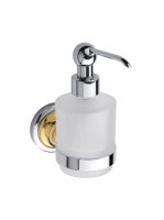 Bemeta Retro mini szappanadagoló, üveg, króm/arany 144209108