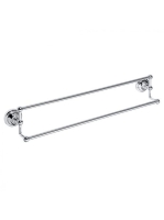 Bemeta Retro Dupla törölközőtartó 66,5 cm, króm 144304232 -