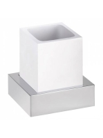 Bemeta Gamma fali fogkefetartó, króm/fehér 145511012 - Fürdő