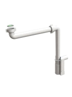 Sapho Bruckner helytakarékos szifon, fehér 151.032.0 - Fürdő