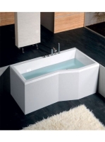 Polysan Versys akril kád 160x84/70x47 cm, jobbos kivitel, fe