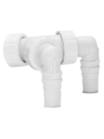 Sapho Bruckner mosógép és szárítógép dupla csatlakozó, fehér