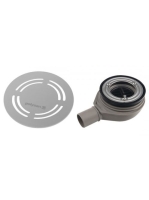 Sapho Flexia Geberit zuhanytálca szifon 90 mm, matt inox 177