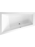 Polysan Triangl Slim kád 180x120x50 cm, balos/fehér 19611S -