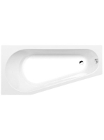 Polysan Projekta aszimmetrikus akril kád 160x80 cm, balos 20