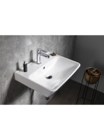 Sapho Bruckner Neon kerámia mosdó 50x41,5 cm túlfolyóval és