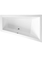 Polysan Triangl Slim jobbos aszimmetrikus kád 180x120x50 cm,