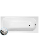 Polysan Laura Slim akril kád 160x70 fehér 24611S - Fürdőszob