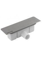 Polysan Kazuko zuhanytálca szifon D40 szálcsiszolt matt rozs