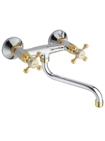 Sapho Reitano Antea Falra szerelhető csaptelep, króm/arany 3