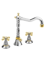 Sapho Reitano Antea 3 részes mosdó csaptelep, retró kifolyóv