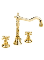 Sapho Reitano Antea 3 részes mosdó csaptelep, retró kifolyóv