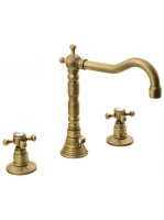 Sapho Reitano Antea 3 részes mosdó csaptelep, retró kifolyóv