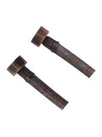 Sapho flexibilis rozsdamentes gégecső 40 cm, bronz 33413 - F