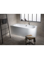 Polysan Astra L Monolith bal sarokhoz illeszthető akril kád