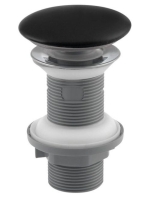 Sapho Isvea Click-clack lefolyószelep, matt fekete kerámia f