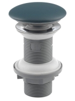 Sapho Isvea Click Clack lefolyószelep, zöld kerámia fedéllel