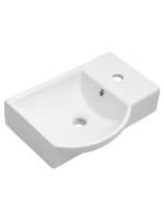 Sapho Small Litos kerámia mosdó 45x32cm, jobbos, fehér 4079
