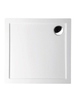 Polysan Aura öntött márvány 90x90 zuhanytálca fehér 43511 -