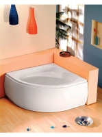 Polysan Sirius sarokkád 130x130 cm, fehér 49111 - Fürdőszoba