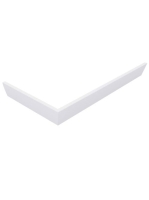 Polysan Karia/Varesa jobbos sarokelőlap 120x90x11 cm fehér 4