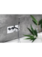 Sapho Rhapsody 2 irányú falba süllyesztett termosztátos kádt