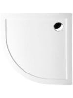 Polysan Sera öntött márvány 100x100 zuhanytálca fehér 62111