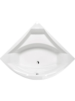 Polysan Rosana sarokkád 140x140 cm, fehér 64119 - Fürdőszoba