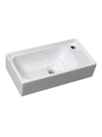 Sapho Small Orion kerámia mosdó 50x26,5cm, fehér 7045 - Fürd