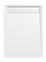 Polysan Varesa öntött márvány 120x90 zuhanytálca fehér 71603