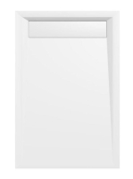 Polysan Varesa öntött márvány 120x80 zuhanytálca fehér 71604