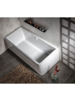 POLYSAN Marlene Monolith Balos akril kád 185x85 lekerekített