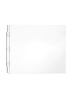 Polysan Plain jobbos/balos oldallap 90x59 cm, fehér 72714 -