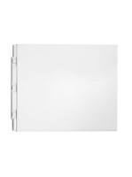 Polysan Couvert oldallap 75x52 cm fehér 72855 - Fürdőszoba -