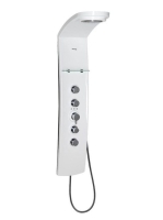 Polysan Luk termosztátos zuhanypanel, ABS/fehér 80312 - Fürd